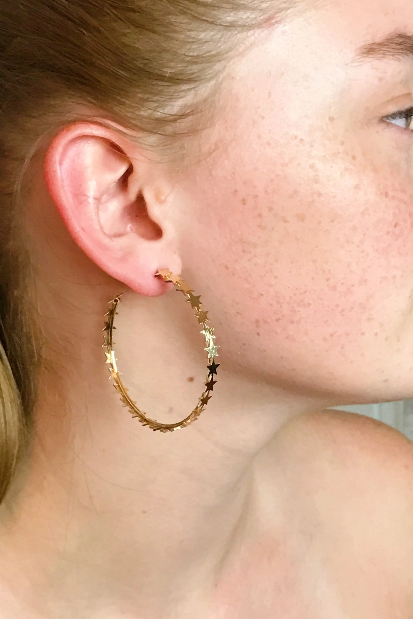 Startastic Earrings, Gold