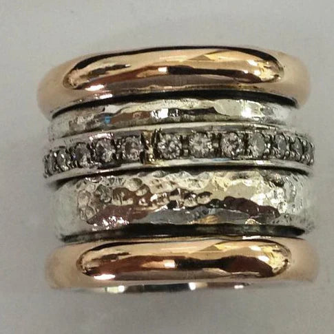 Timeless Layered Thick Gold Ring | Gold