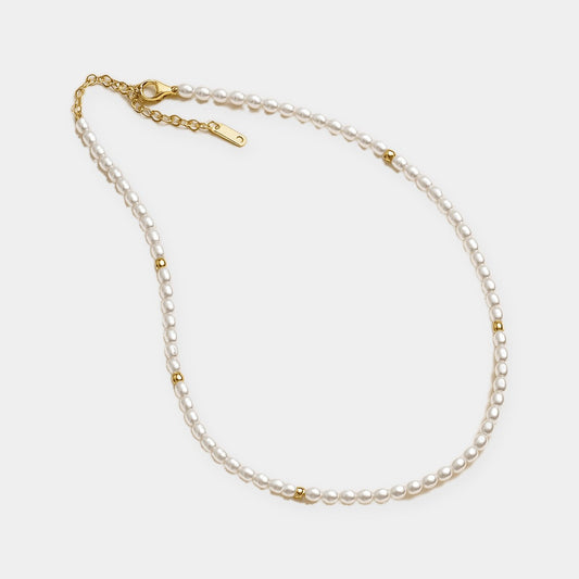 Aloha Pearl and Gold Choker