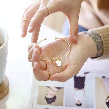 Infinity Bangle Bracelet