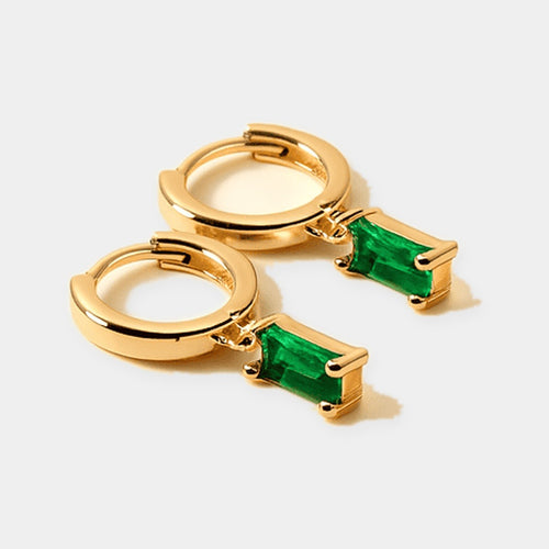 Bella Birthstone Huggies Earrings