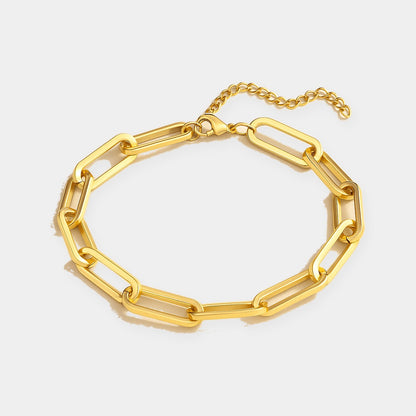 Tulum Chunky Paperclip Bracelet