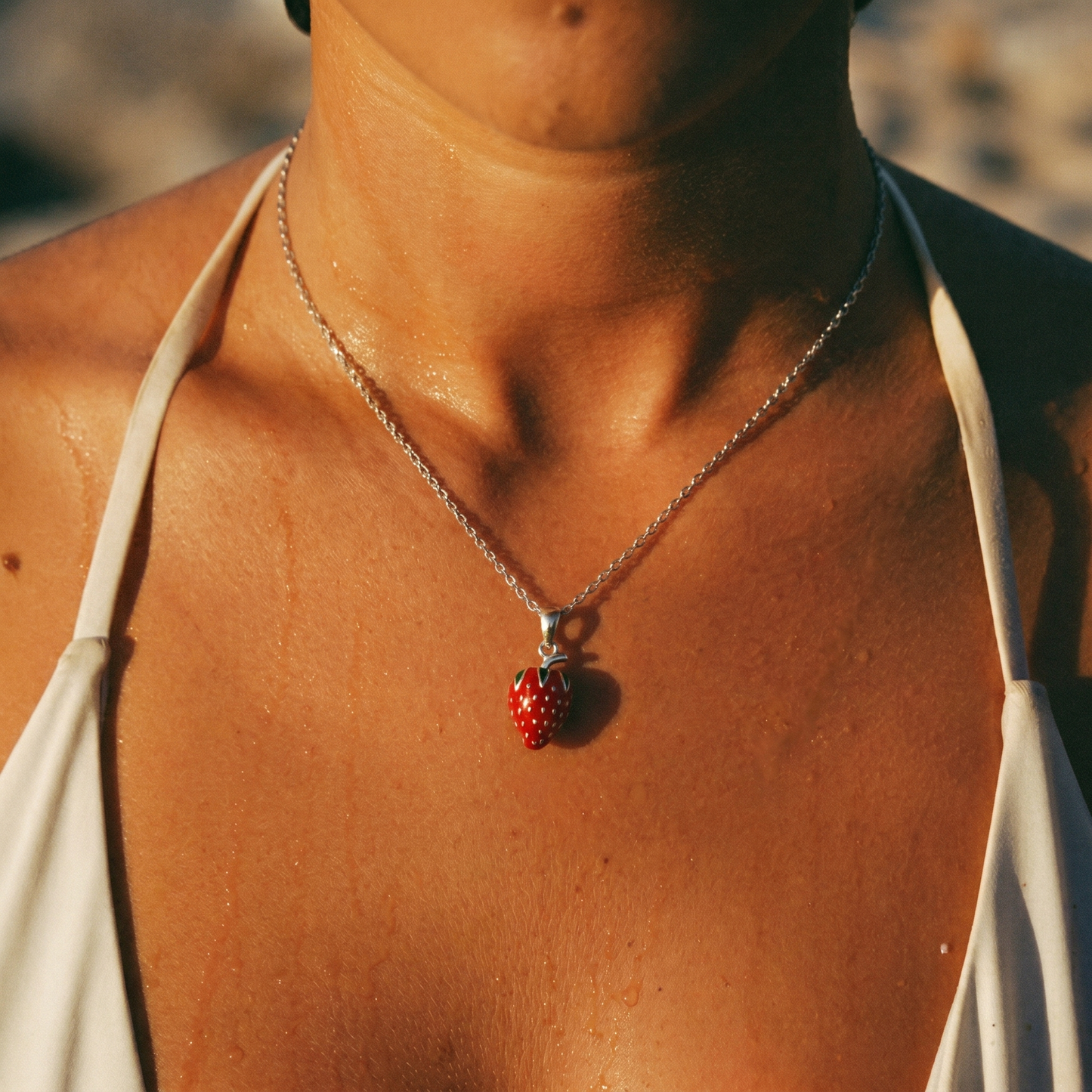 Strawberry Kiss Necklace