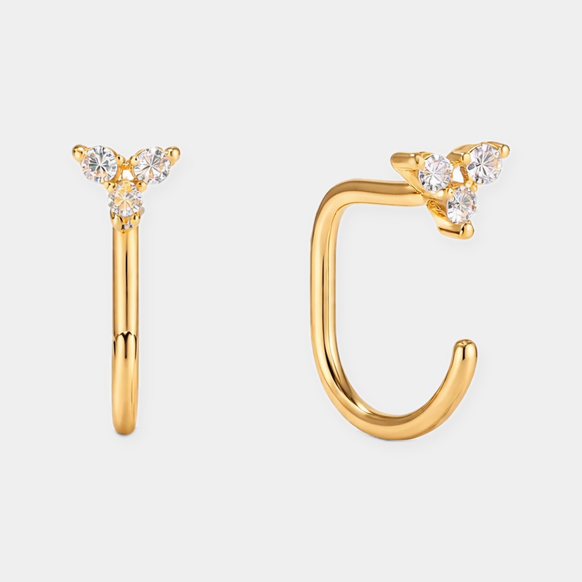 Trinity Star Comfort Earrings