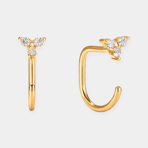 Trinity Star Comfort Earrings