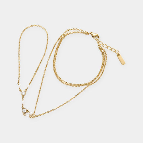 Lunelle Crystal HandChain