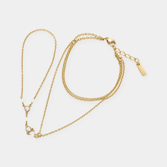 Lunelle Crystal HandChain