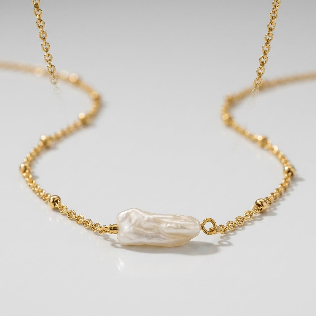 Helios Pearl Necklace