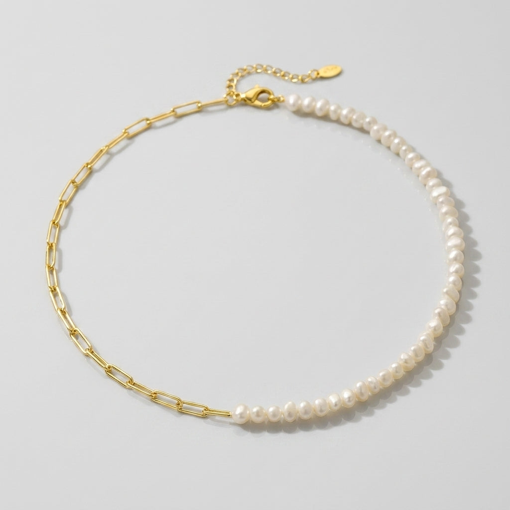 Rhoni® 14K Gold Paper Clip Pearl