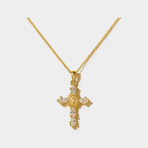 Valerie® Virgin Mary Cross Pendants