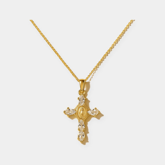Valerie® Virgin Mary Cross Pendants