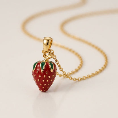 Strawberry Kiss Necklace