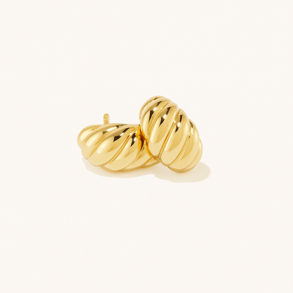 Croissant Huggie Earrings