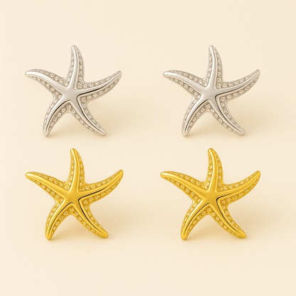 Mini Starfish Earrings