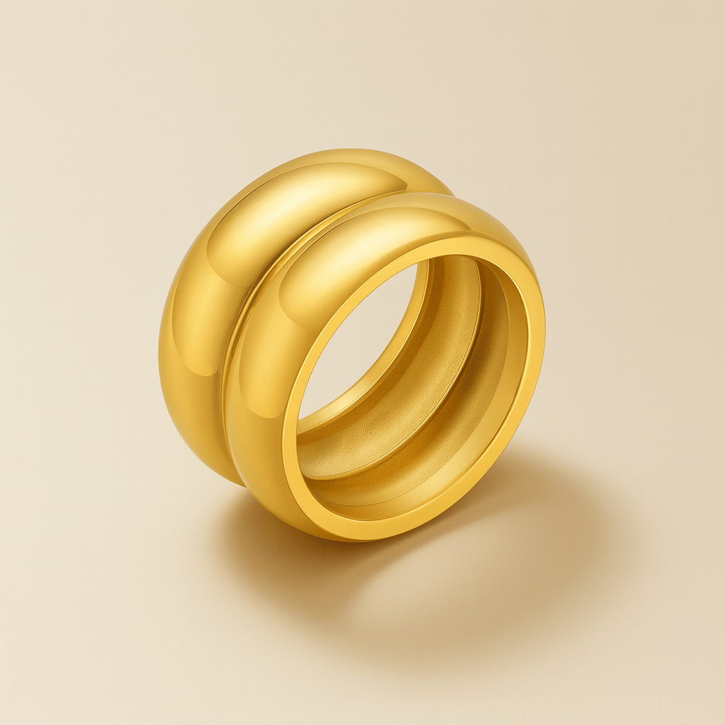 Birdie Stack Ring