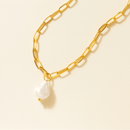 Hanalei Pearl Coin Necklace