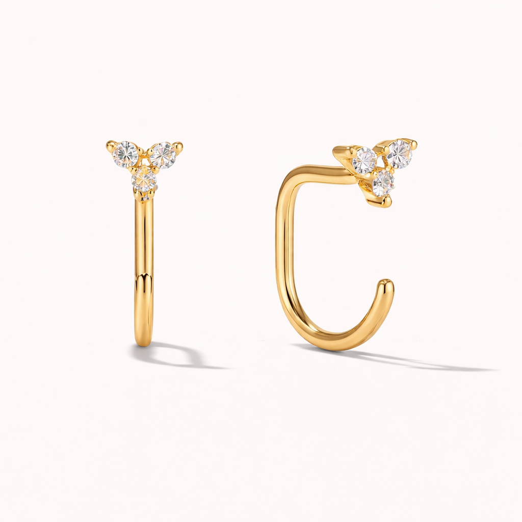 Trinity Star Comfort Earrings