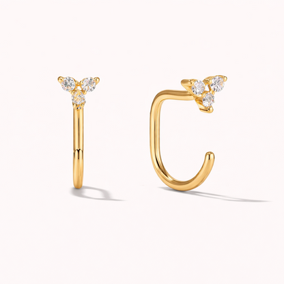 Trinity Star Comfort Earrings