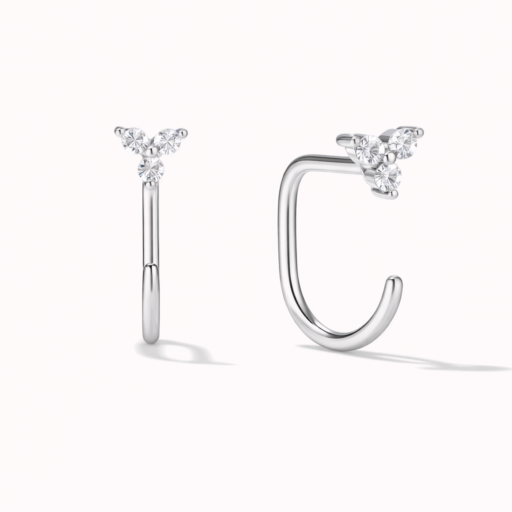 Trinity Star Comfort Earrings