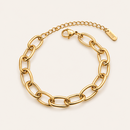 Tulum Chunky Paperclip Bracelet