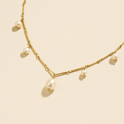 Santorini Pearl Necklace