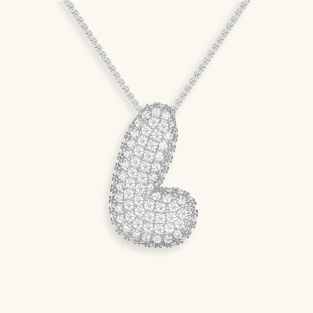 Hailey Bubble Initial Necklace