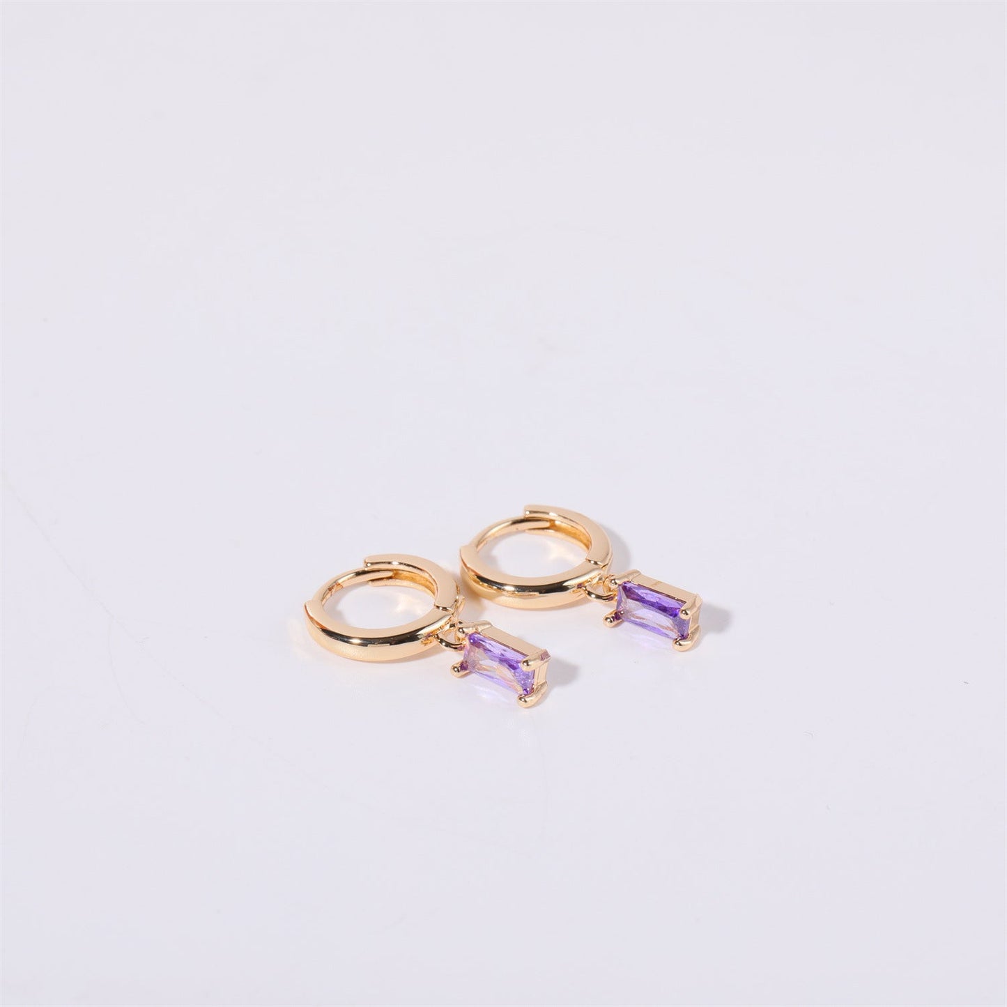 Bella Birthstone Huggies Earrings