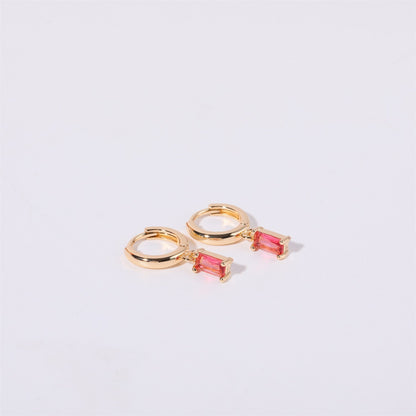 Bella Birthstone Huggies Earrings