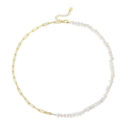 Rhoni® 14K Gold Paper Clip Pearl