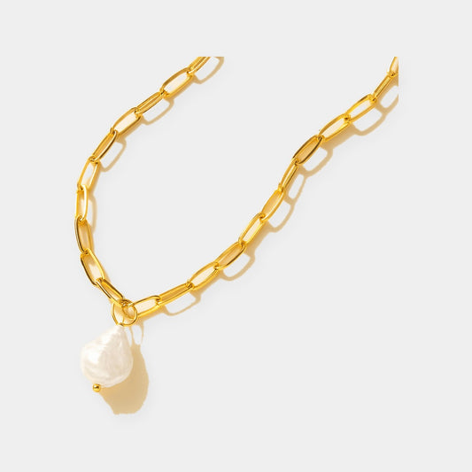 Hanalei Pearl Coin Necklace