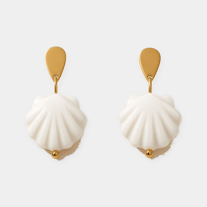Scallop Earrings
