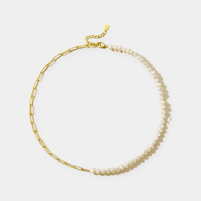 Rhoni® 14K Gold Paper Clip Pearl
