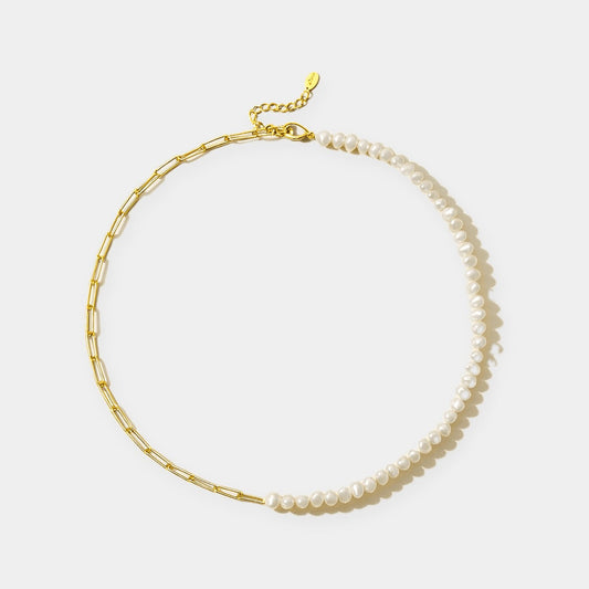 Rhoni® 14K Gold Paper Clip Pearl