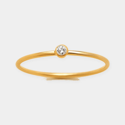 Dainty Birthstone Ring