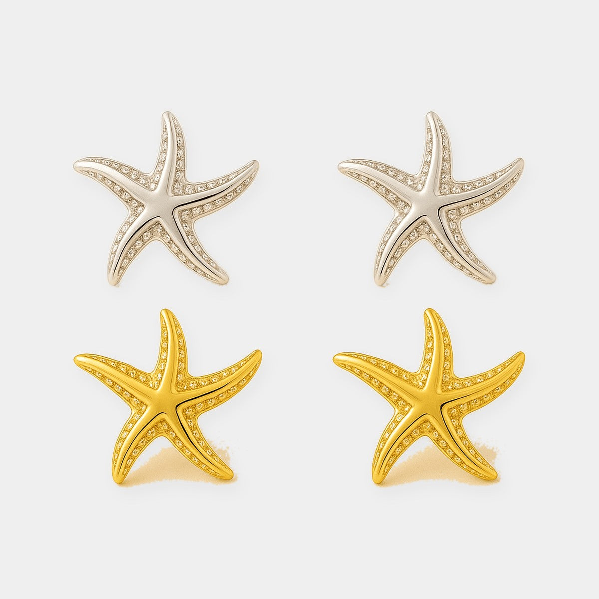 Mini Starfish Earrings