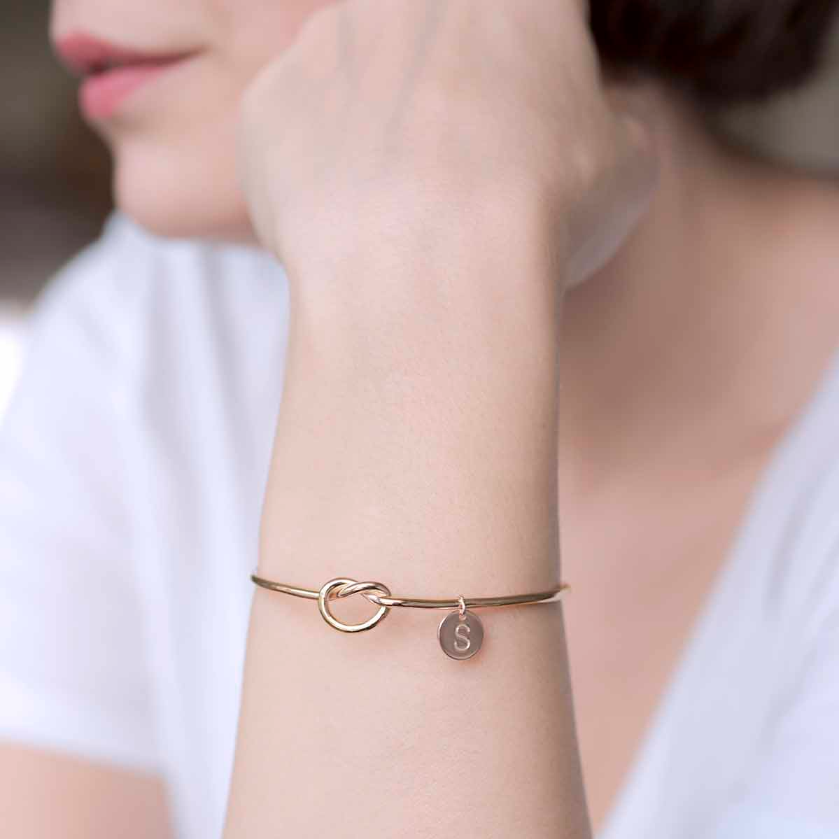 Infinity Bangle Bracelet