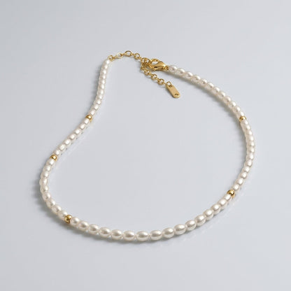Aloha Pearl and Gold Choker