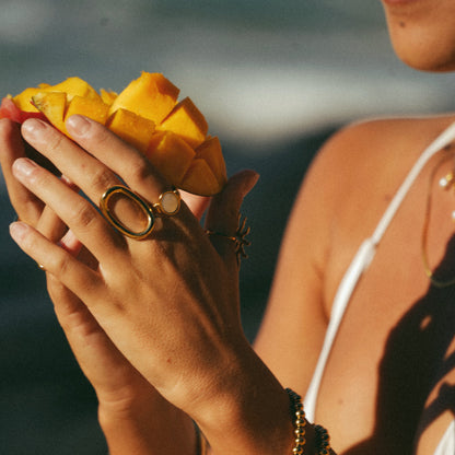 Moonwave Ring