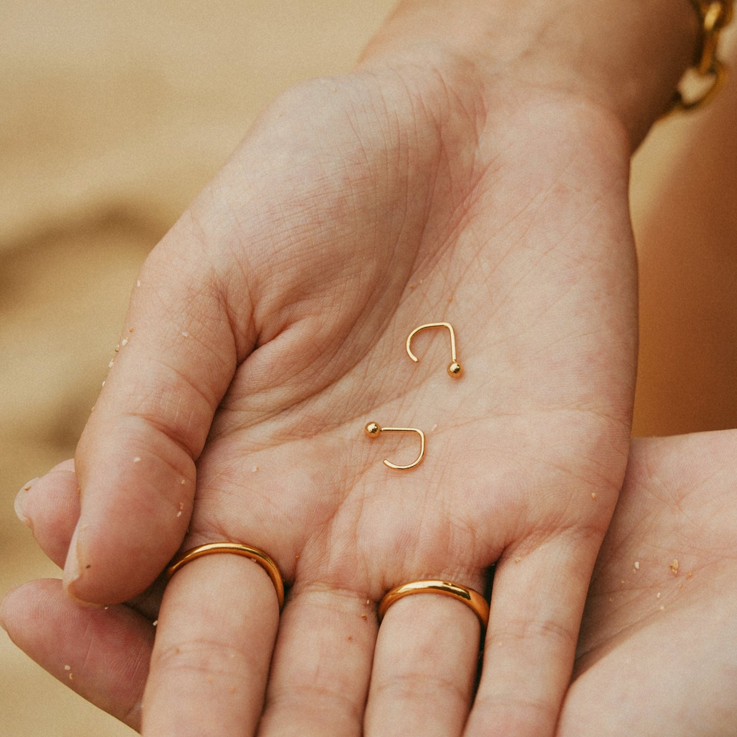 Sun Dot Comfort Earrings